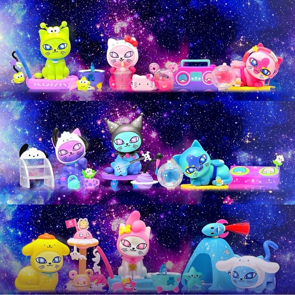 tokidoki Pompompurin x Bright Star Kitty: Galactic Cats x HK & Friends Series - Picture 6 of 6